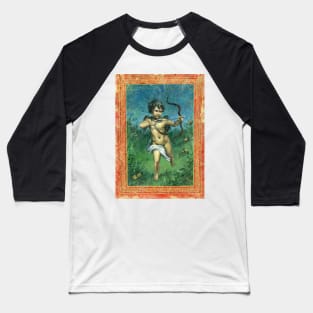 Ancient Roman Cupid Fresco Baseball T-Shirt